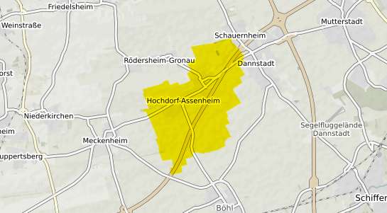 Immobilienpreisekarte Hochdorf Assenheim